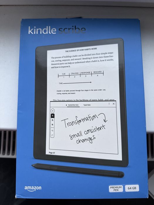 Ebook Reader Amazon Kindle Scribe, Premium Pen inclus, 16 GB, Negru