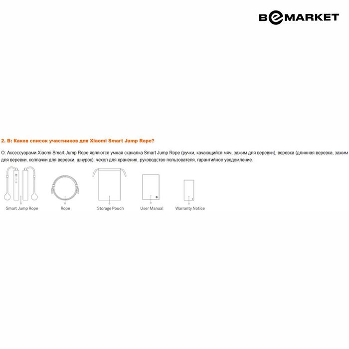 Умная скакалка Xiaomi Smart Jump Rope