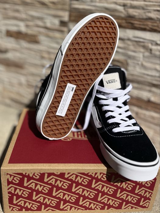 Vans Ashwood Sneakers High Negri/Albi Mărimea 38 Copii/Junior Noi