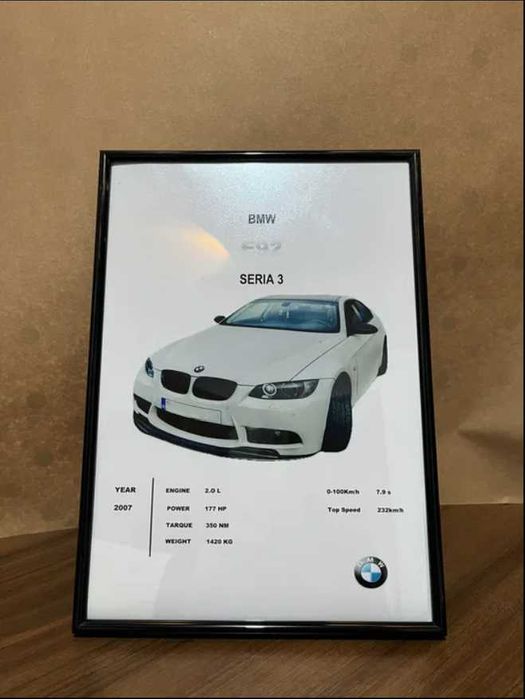 Poster personalizat cu masina personala