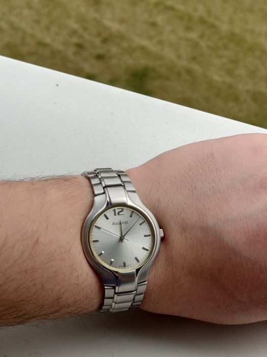 Ceas accurist englezesc cu mecanism japan