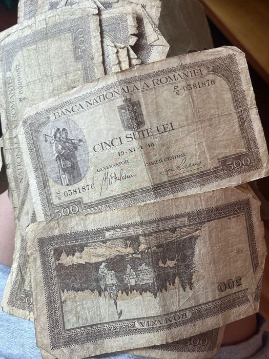 Bancnote vechi România și AustroUngaria 1942, 1945, 1916 colecție rară