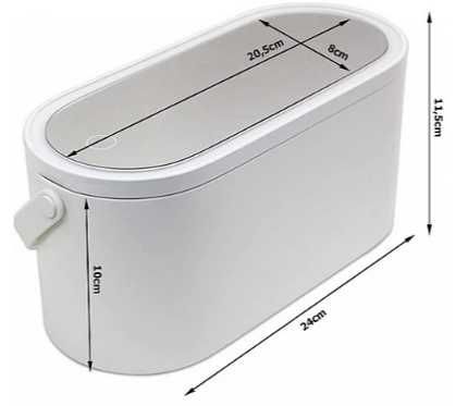 Светещо огледало тип органайзер за схранение на гримове и козметика