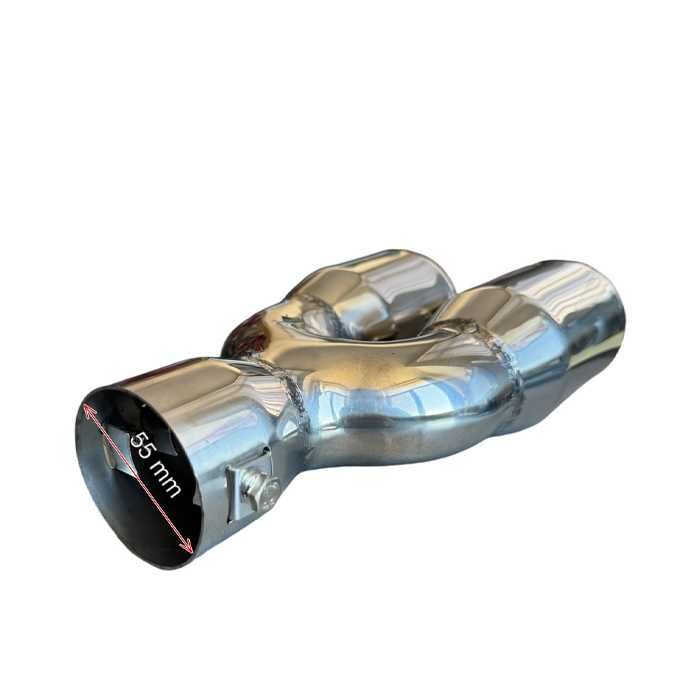 Накрайник ауспух 324 входа-55мм изхода-54мм