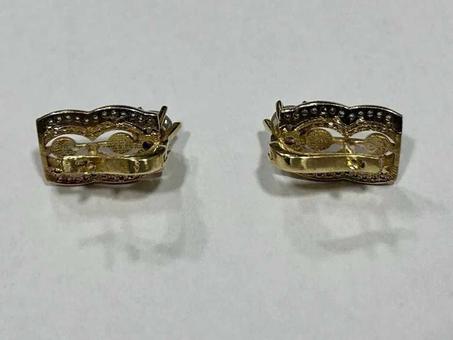 Златни обеци 14K 5.74 гр
