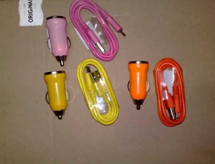 Lichidare stoc - 5 x Incarcator bricheta auto pentru telefon , tableta