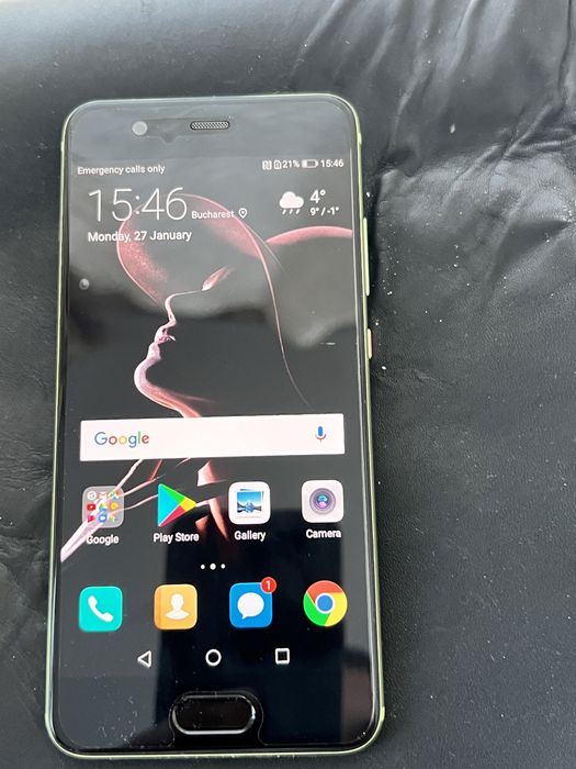 Huawei P10 64gb green nou nout,in orice retea,cu incarcator,cablu,hand