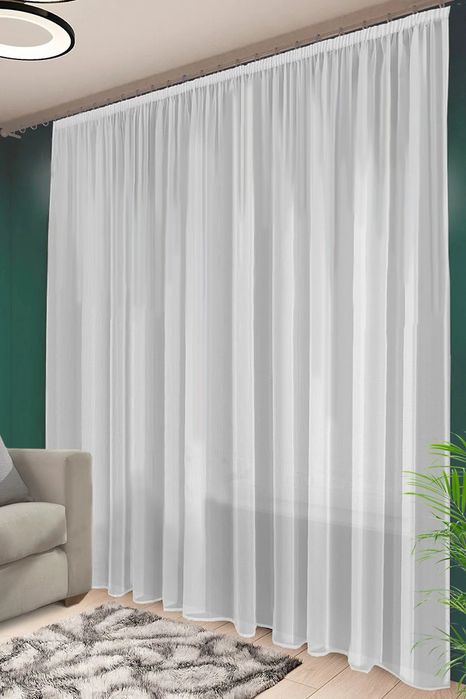 Тюль белая новая