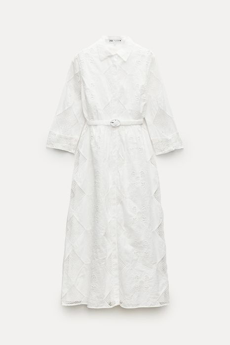 Rochie brodata Zara limited edition