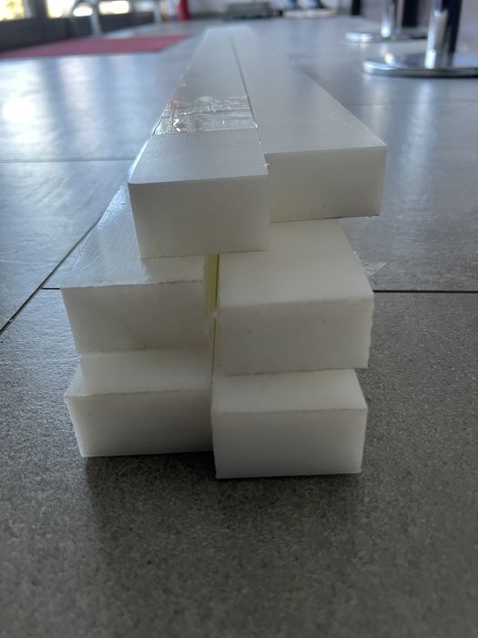 Bara dreptunghiulara rectangulara de teflon pur