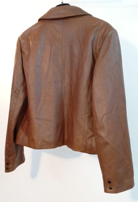 Jacheta dama din piele naturala primavara/toamna, CABRINI Silver Line