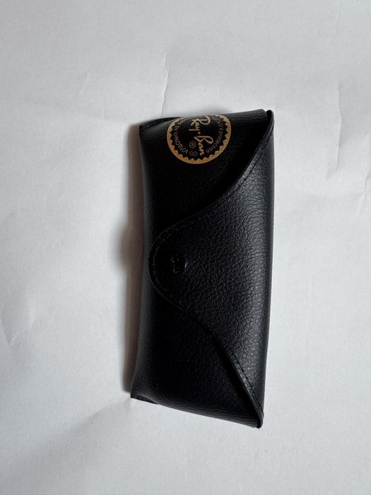Toc ochelari de soare din piele Ray Ban negru Nou