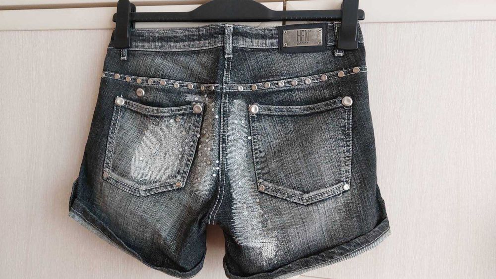 Къси Дамски Дънкови Панталони