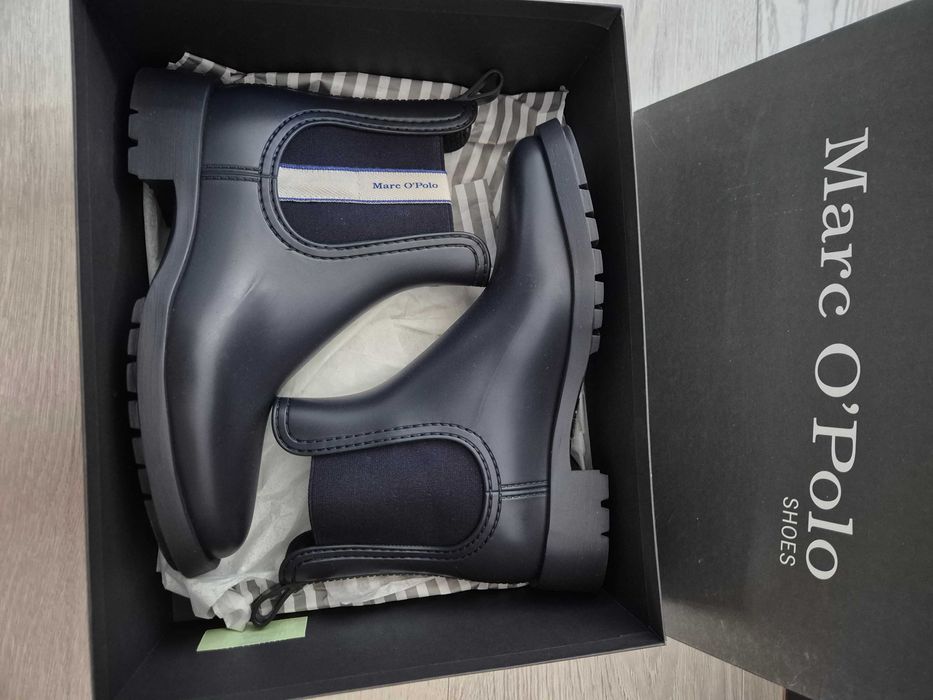 Cizme de cauciuc ploaie MARC O'POLO, NOI, 37, culoare navy