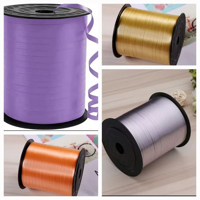 Рафия, лента за опаковане, панделка за балони, украса, декорация