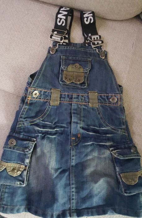 Sarafane de blugi si velur,fetițe