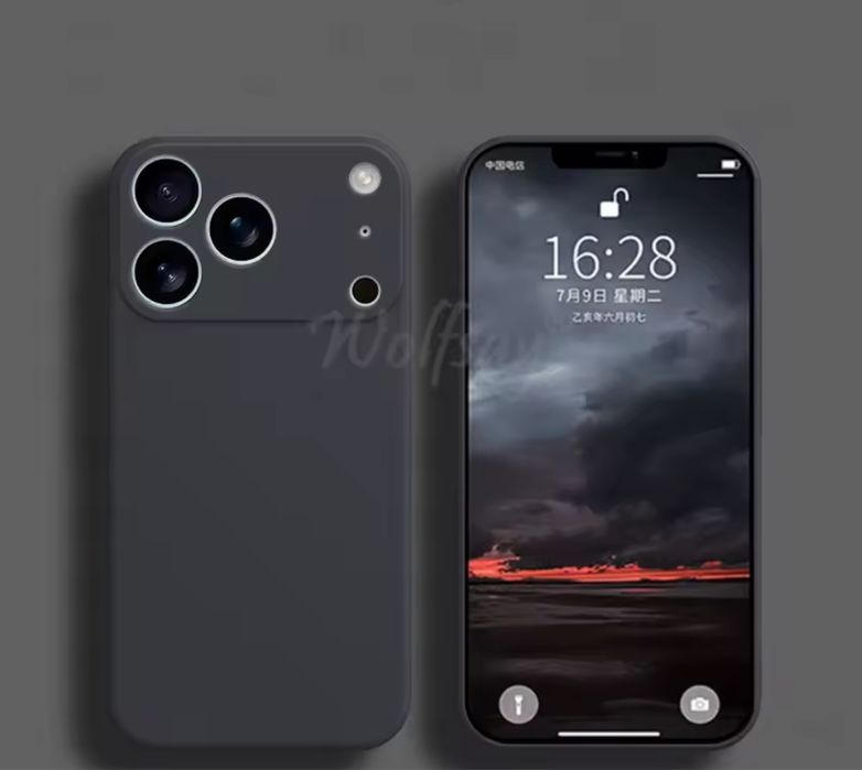 Iphone 17/17 AIR/17 PRO/17 PRO MAX - Husa Soft Alcantara Folie Sticla