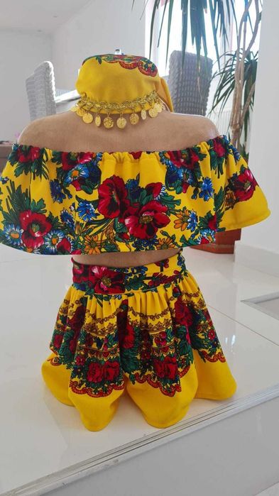 Costum Tiganesc port gipsy dansatoare belly dance COPII ADULTI tiganca