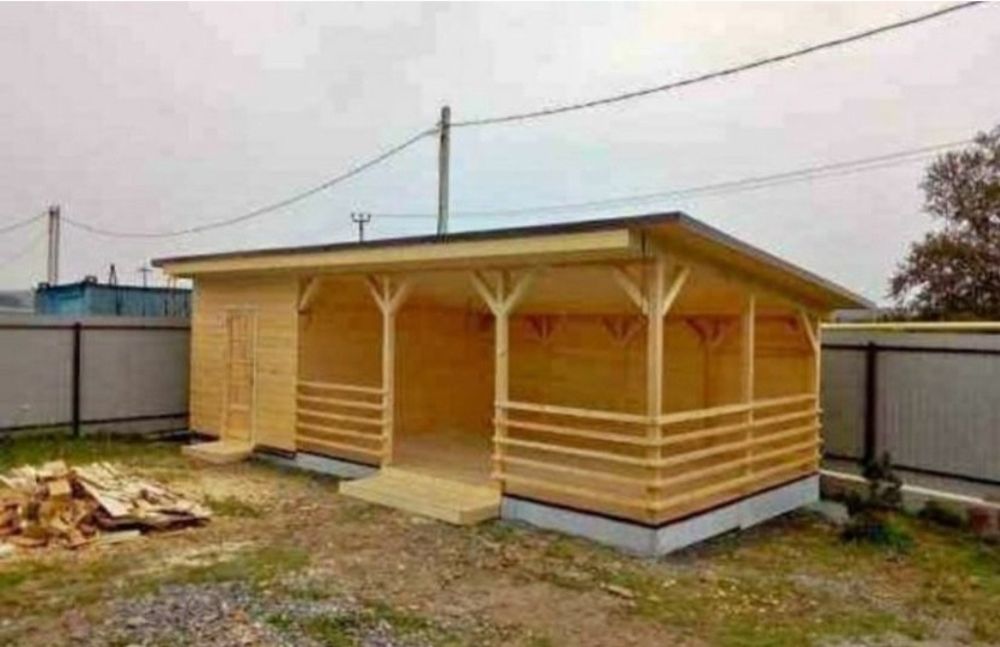 Terase magazie de depozitat