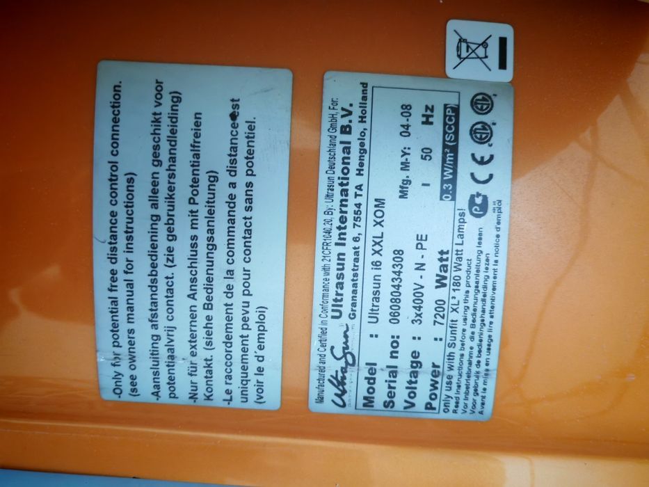 Solar vertical profesional Ultrasun i6 XXL