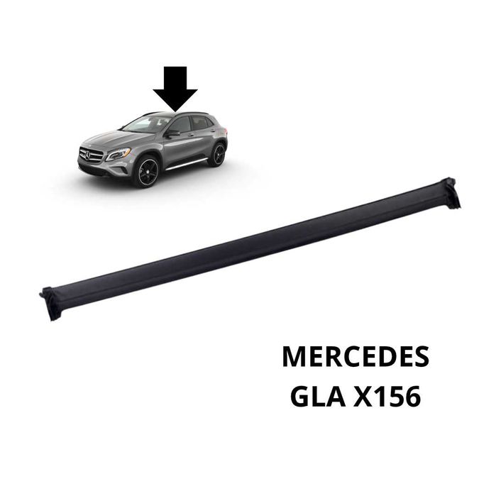 Щора за панорамен таван на MERCEDES GLA X156 2013 - 2020 / OEM A1567800040 / ЧЕРЕН / Предна част