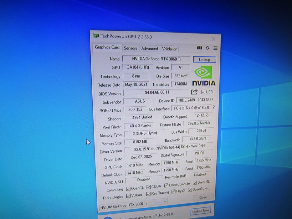 Гейм R5 5500,  16GB, Asus RTX3060Ti,  250GB NVMe,  1TВ HD, гаранция
