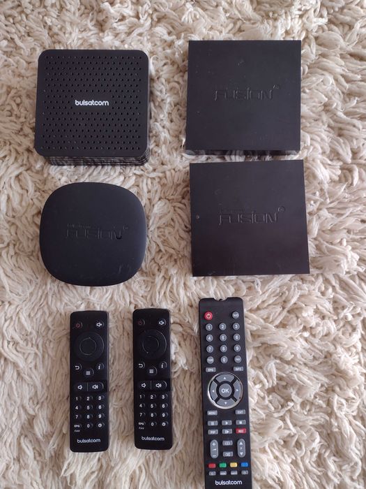 Лот 4 броя TV BOX Bulsatcom