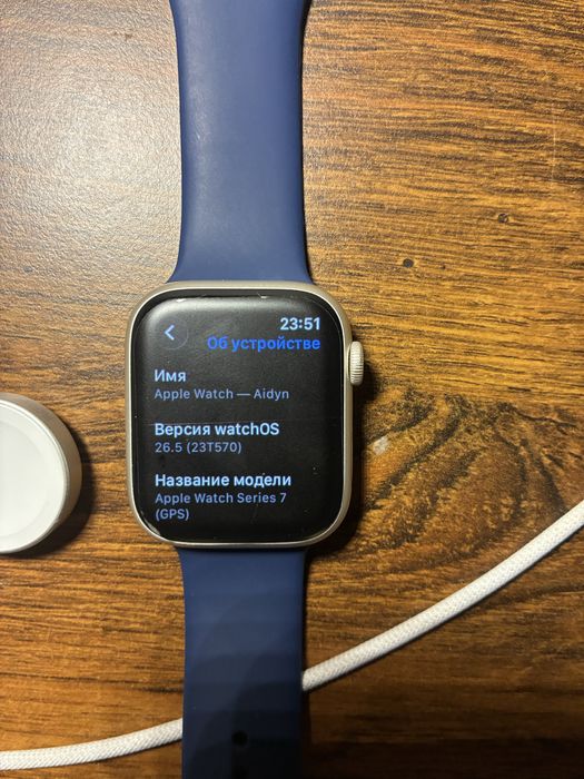 APPLE WATCH 7 series 45mm/100%
