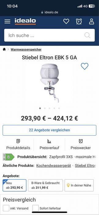 incalzitor boiler apa calda