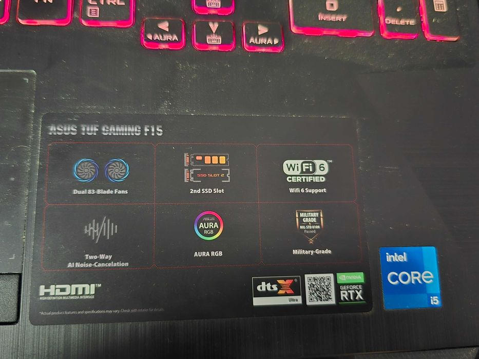 Vand laptop asus tuf gaming f15