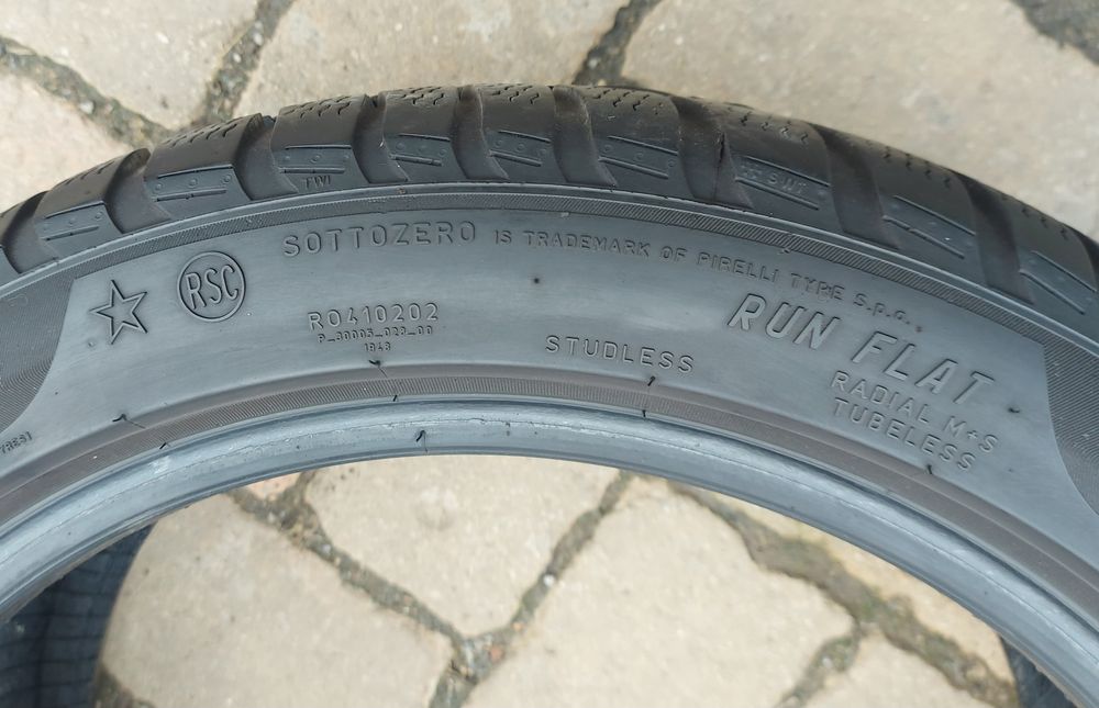 Set 2buc 225/45 R17 91H Pirelli Winter Sotto Zero *BMW RSC RFT M+S iar