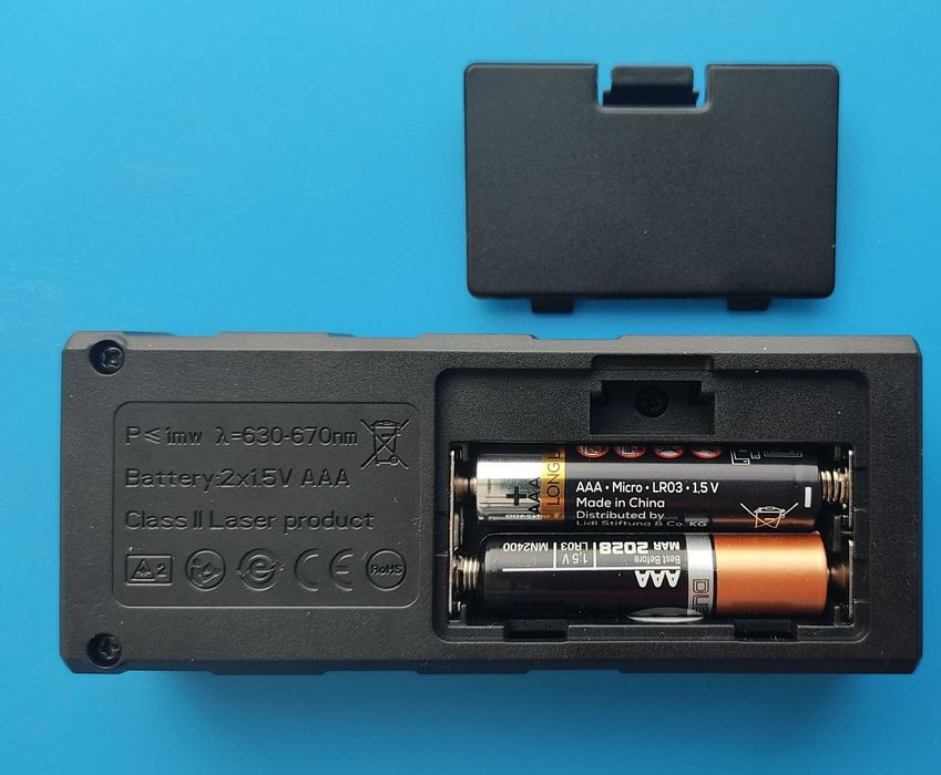 Дигитална лазерна ролетка рулетка 40 метра 40м далекомер, площ и обем