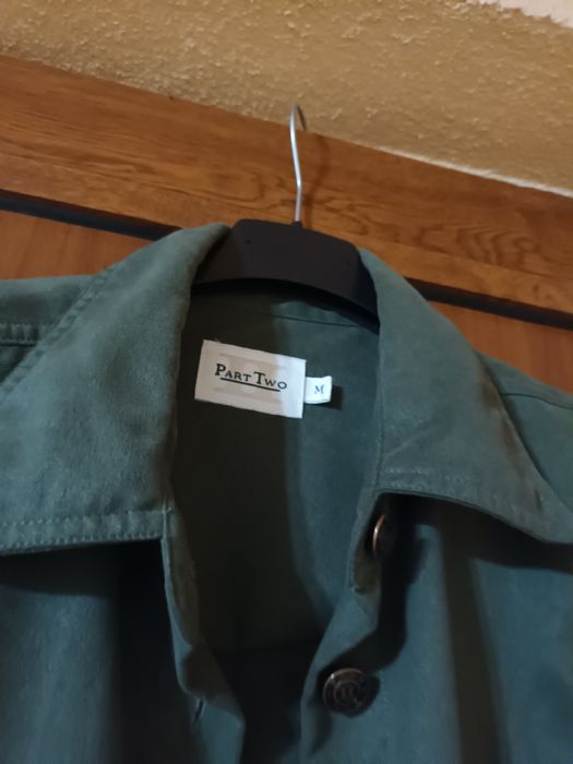 Дамска риза в зелен цвят