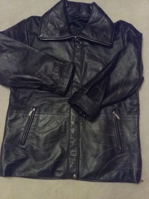 Haina de dama din piele naturala