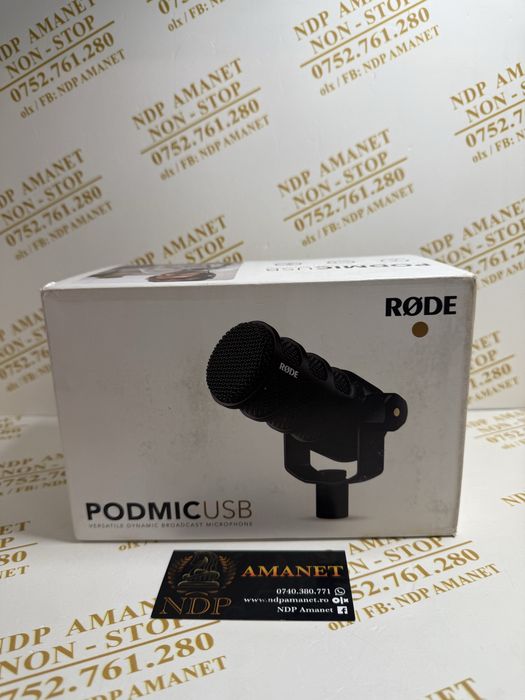NDP Amanet Braila Microfon Studio Rode PodMic(53571)