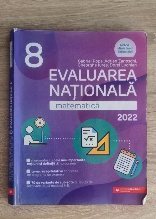 Culegere matematica pentru clasa a 8-a