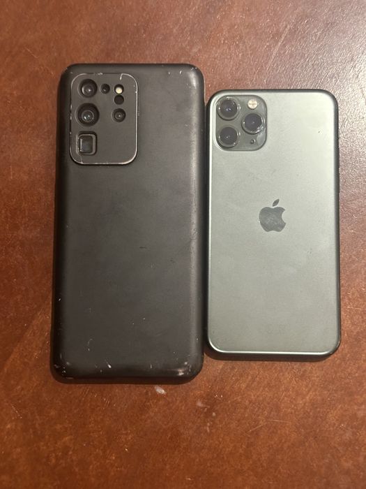 Samsung s20ultra и iphone 11 pro