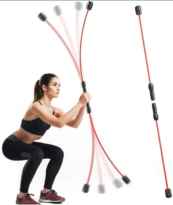 Гибкая гимнастическая палка тренажёр для мышц VIBRO stick. Новые