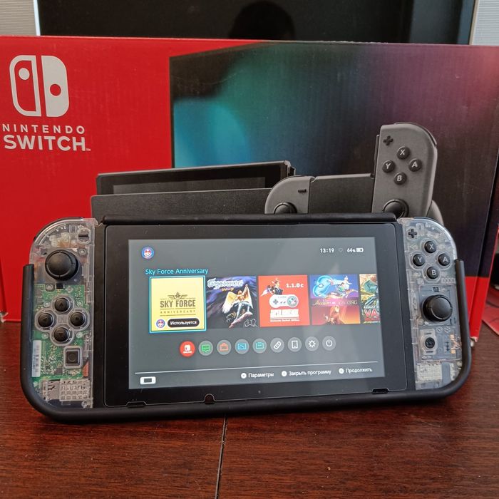Nintendo Switch V2 на 128GB Прошитый