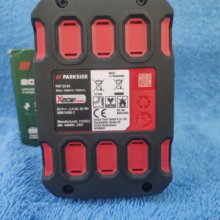2xBaterie acumulator parkside 4ah