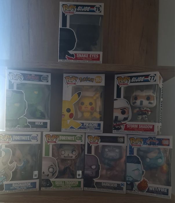8 figurine funko pop originale