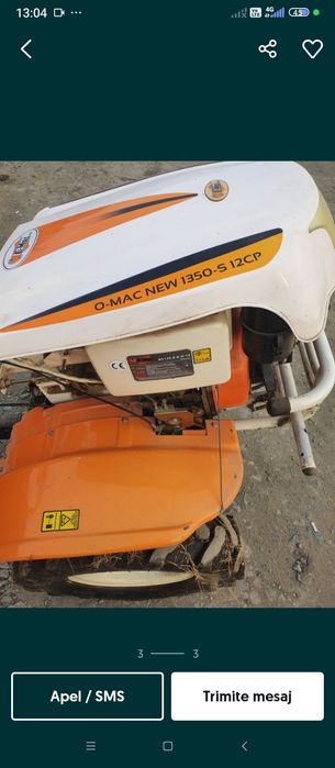 Motocultor omac 12 cp