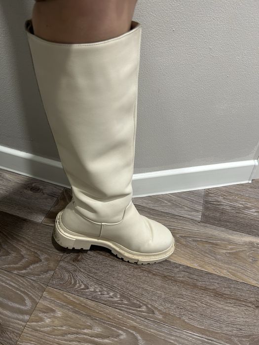 Продам сапоги кожаные