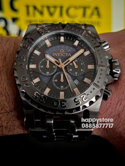 INVICTA Raptor Graphite 50 mm, Инвикта нов ръчен часовник