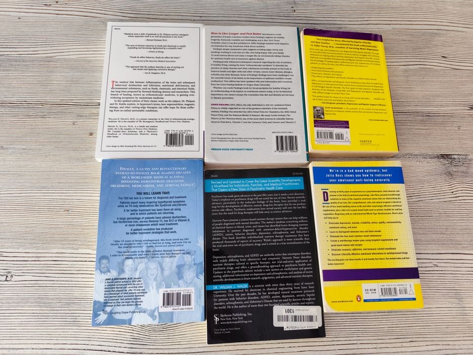 6 броя медицинска литература в оригинал Изабела Уенц и други