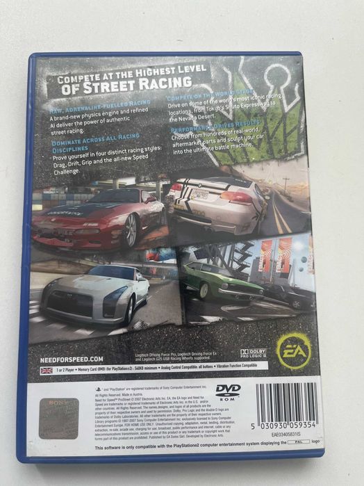 Need for Speed Pro street за PS2