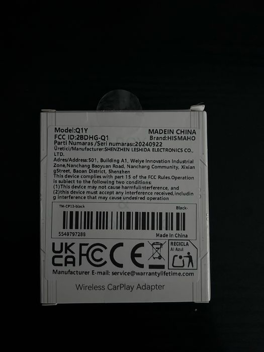 Adaptor Apple CarPlay