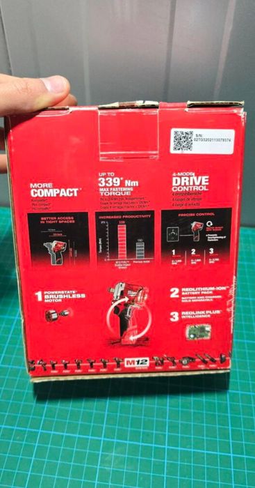 Акумулаторен гайковерт Milwaukee 339nm