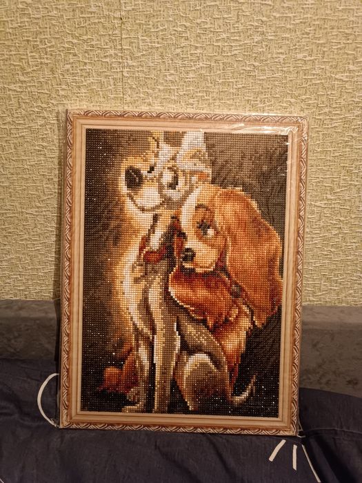 Алмазная картина на холсте