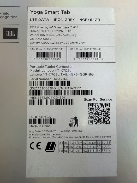 Lenovo Yoga Tap 4GB